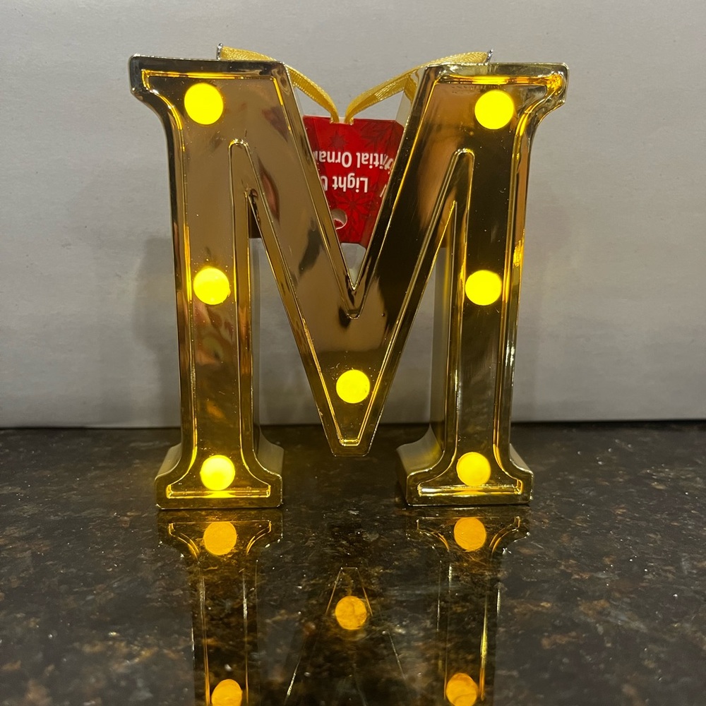 Various Light Up Ornament Letters